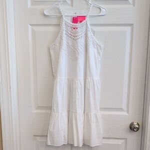 Lilly Pulitzer White Halter Sundress Mini